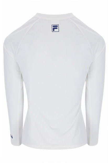 Off White Women’s Long Sleeve Tennis T-Shirt - Off White
