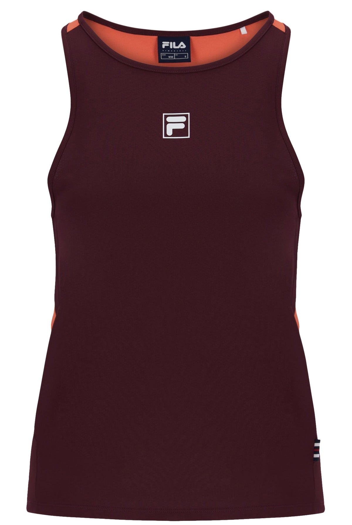 Wine Women’s Sleeveless Tennis Top - Wine