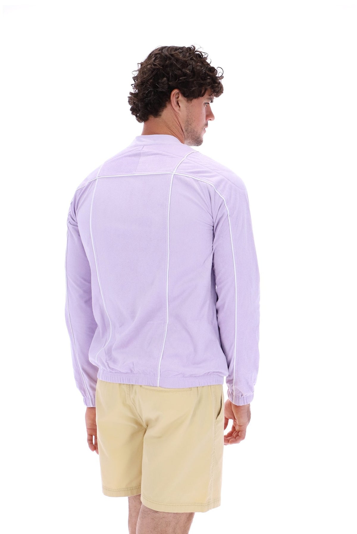 Pastel Lilac Terrinda Iconic Biker Jacket - Pastel Lilac