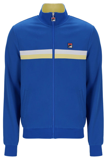 Turkish Sea Jason Colour Block Track Top - Turkish Sea