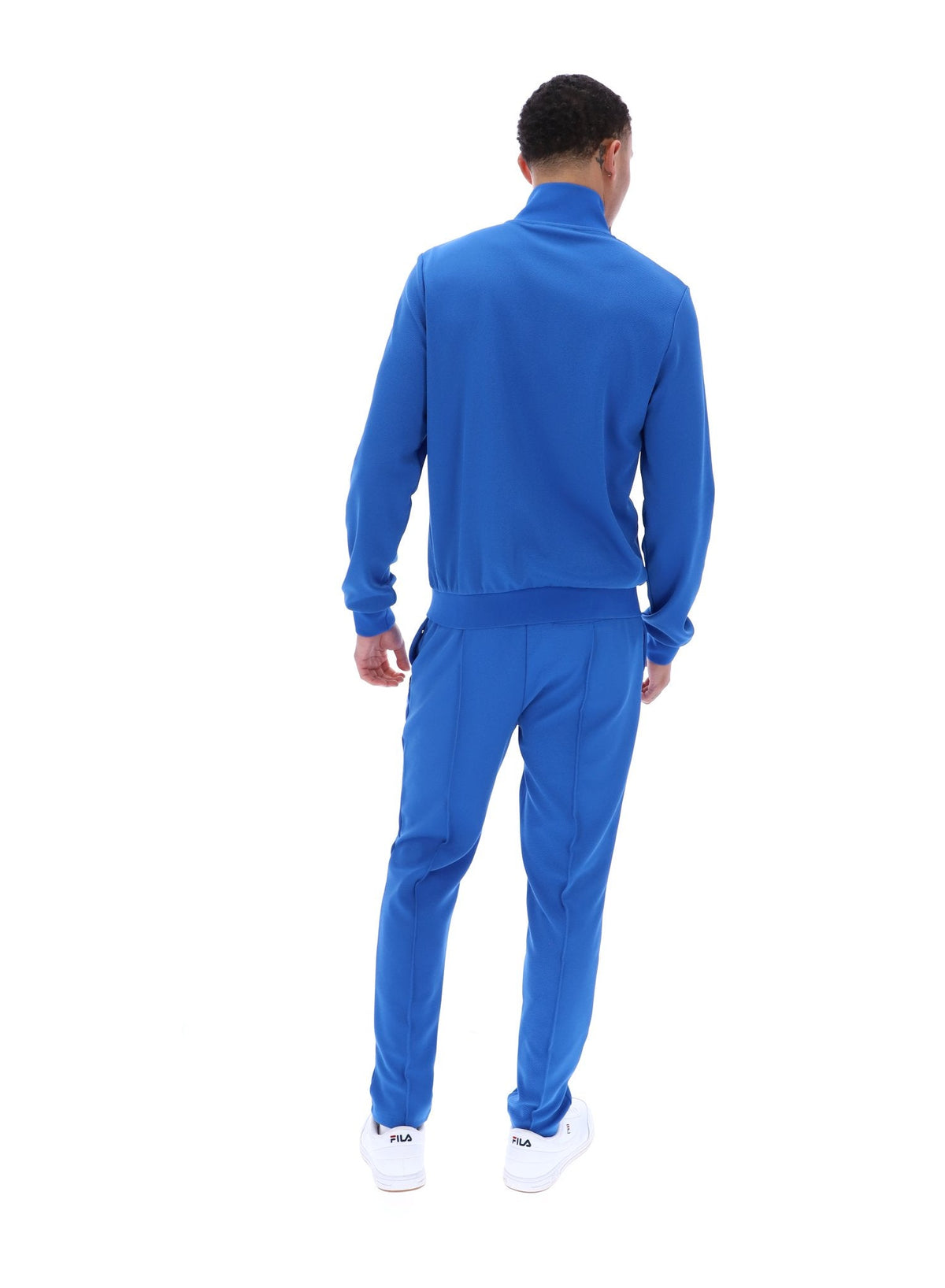 Turkish Sea Jason Colour Block Track Top - Turkish Sea