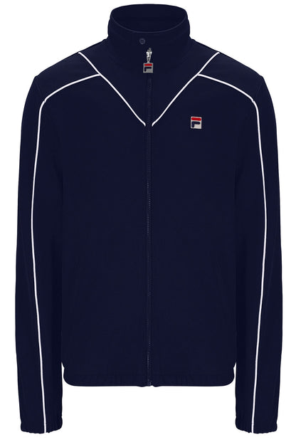 Fila Navy Noble Archive Piping Track Top - Fila Navy