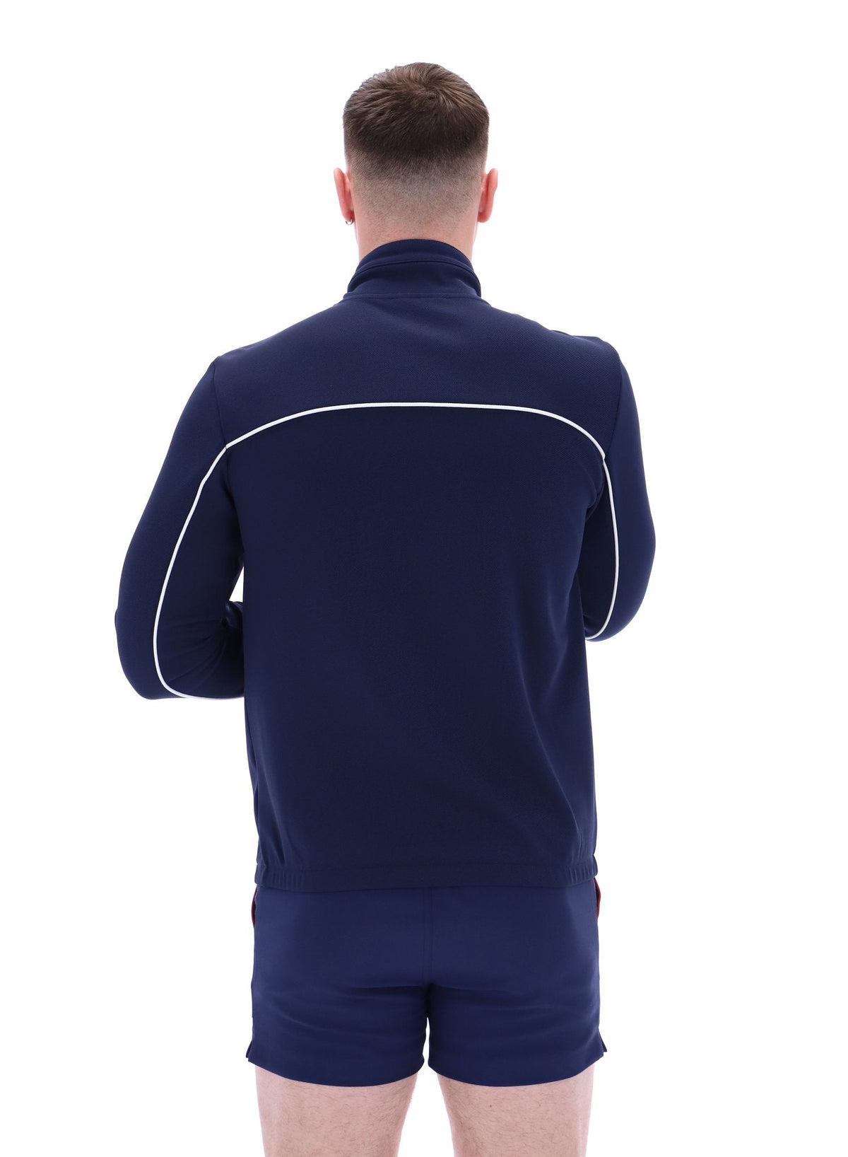 Fila Navy Noble Archive Piping Track Top - Fila Navy