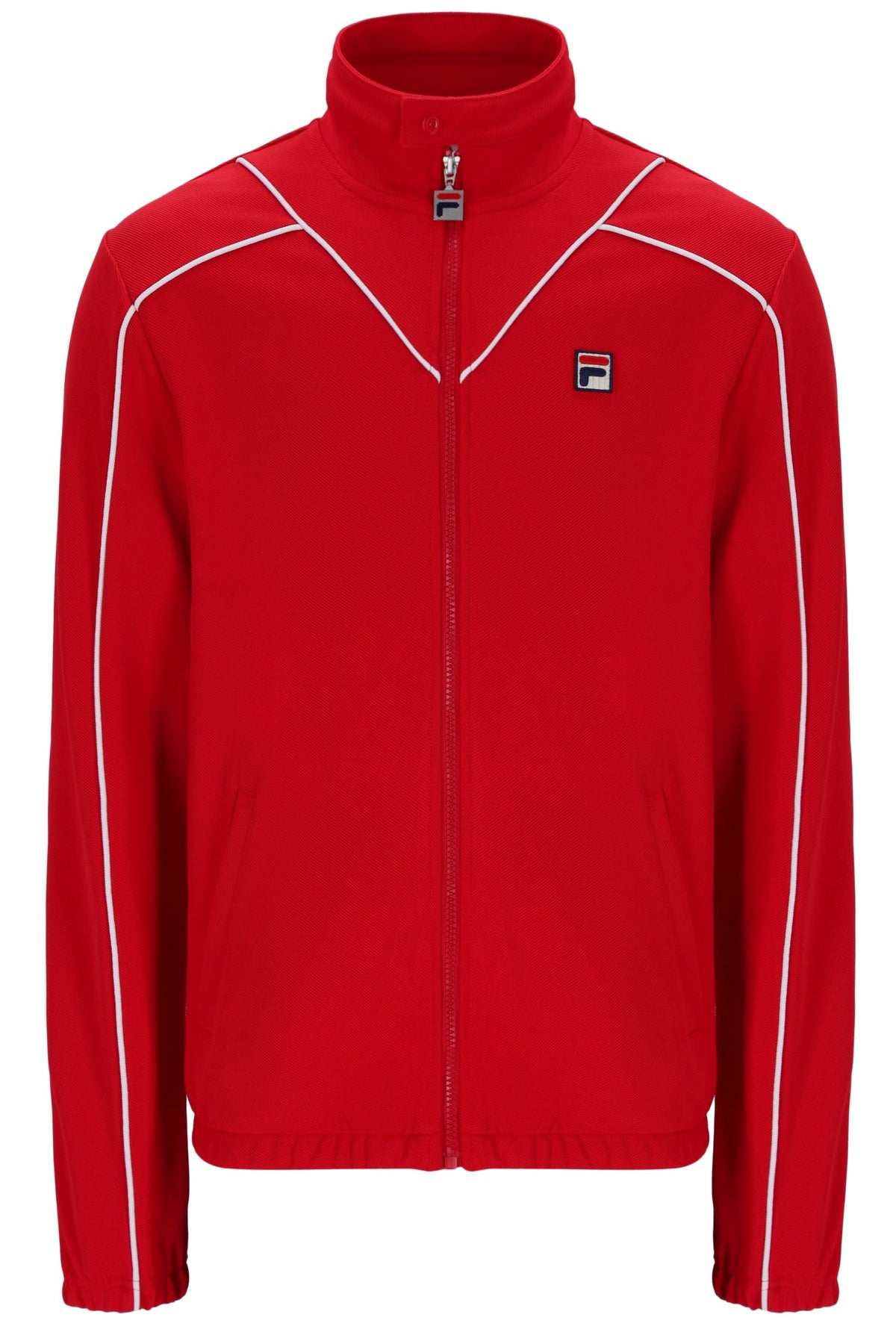 Fila Red Noble Archive Piping Track Top - Fila Red