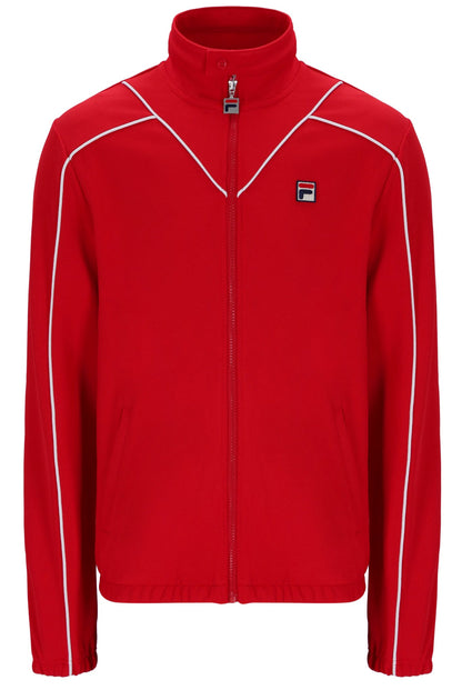 Fila Red Noble Archive Piping Track Top - Fila Red