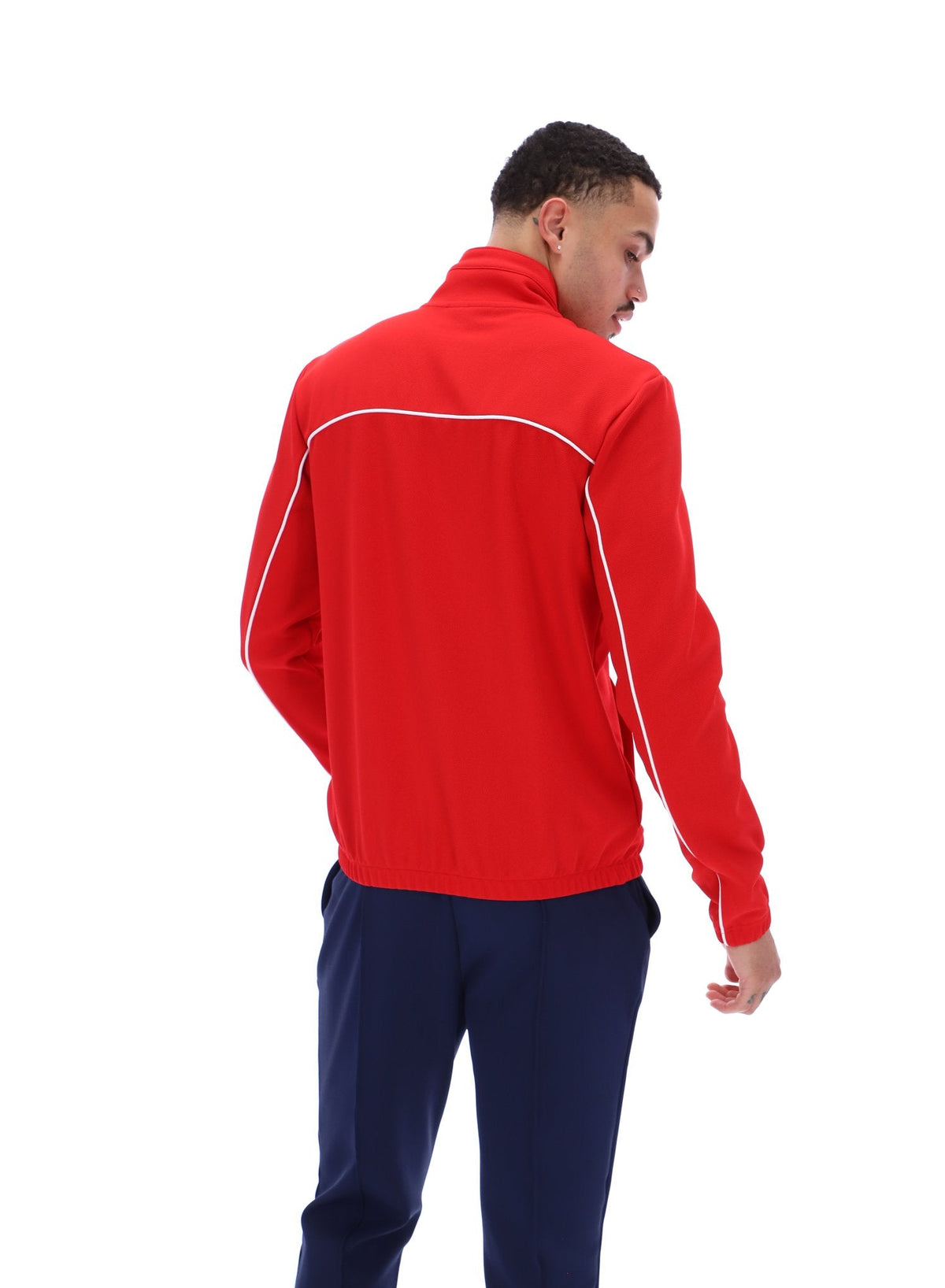 Fila Red Noble Archive Piping Track Top - Fila Red