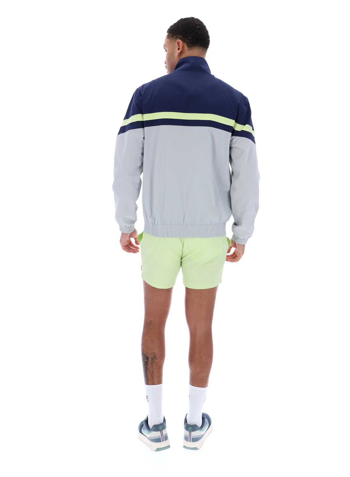 Fila Navy Phillip Cut And Sew Track Top - Fila Navy
