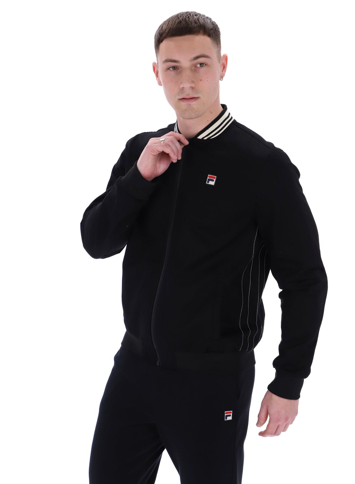 Black Stefano Archive Influence Twill Jacket - Black