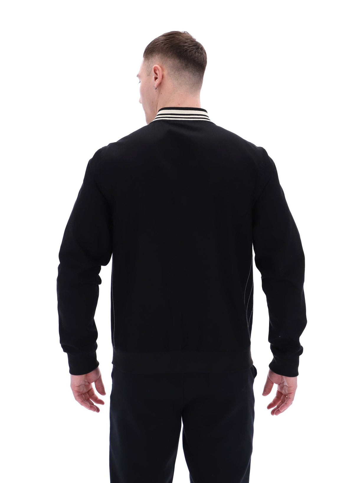 Black Stefano Archive Influence Twill Jacket - Black