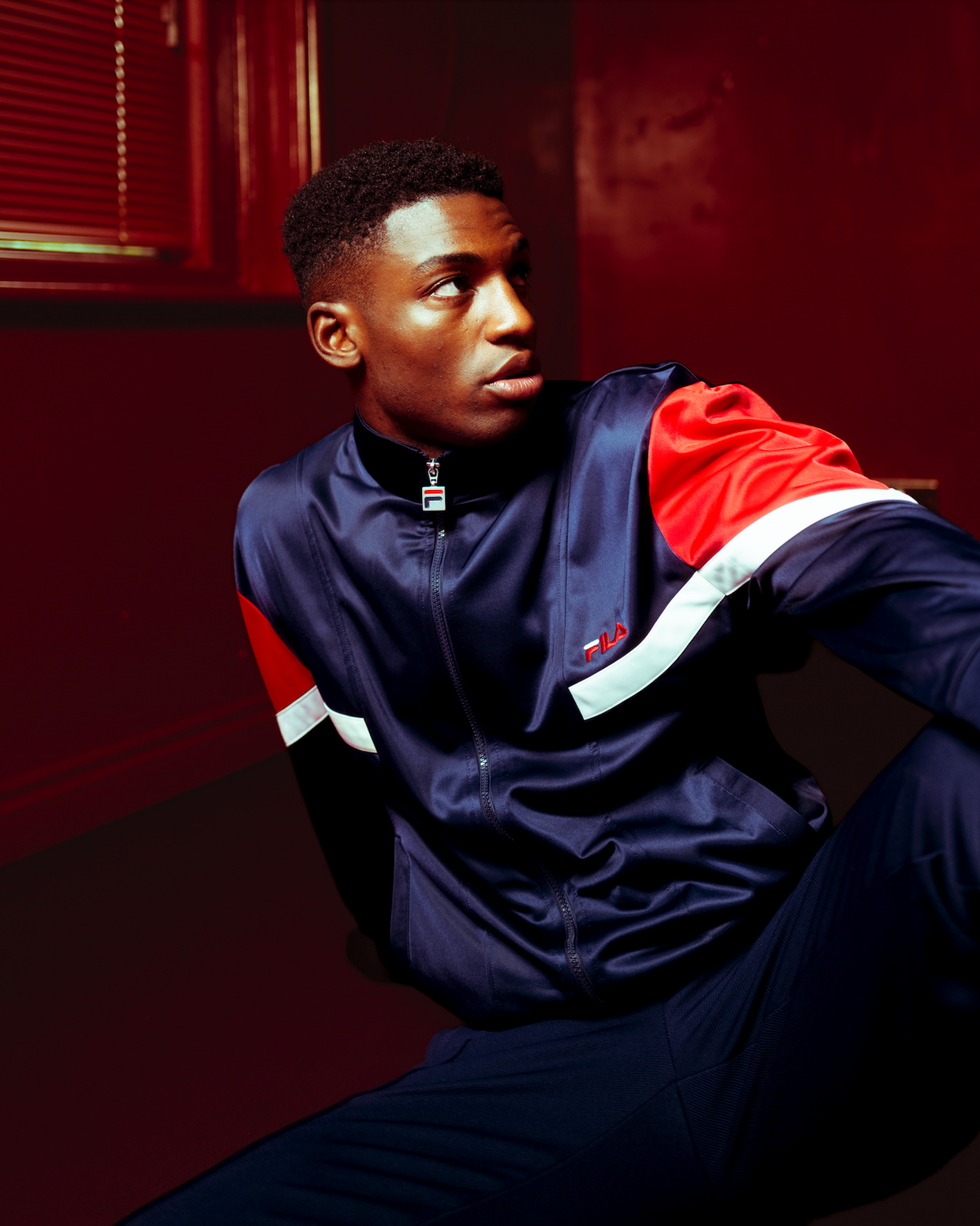 Fila Navy Albarn Archive Inspired Track Top -