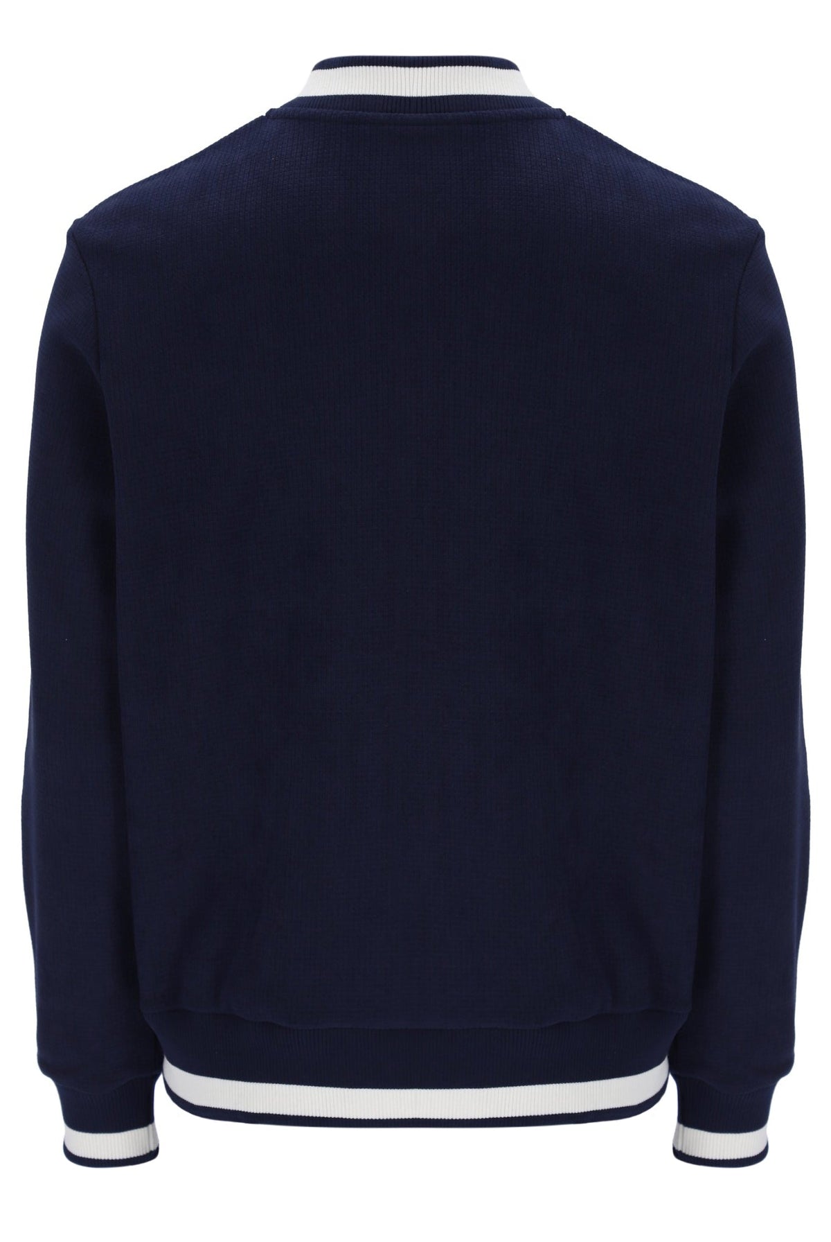 Fila Navy Gabe Waffle Knit Jacket - Fila Navy