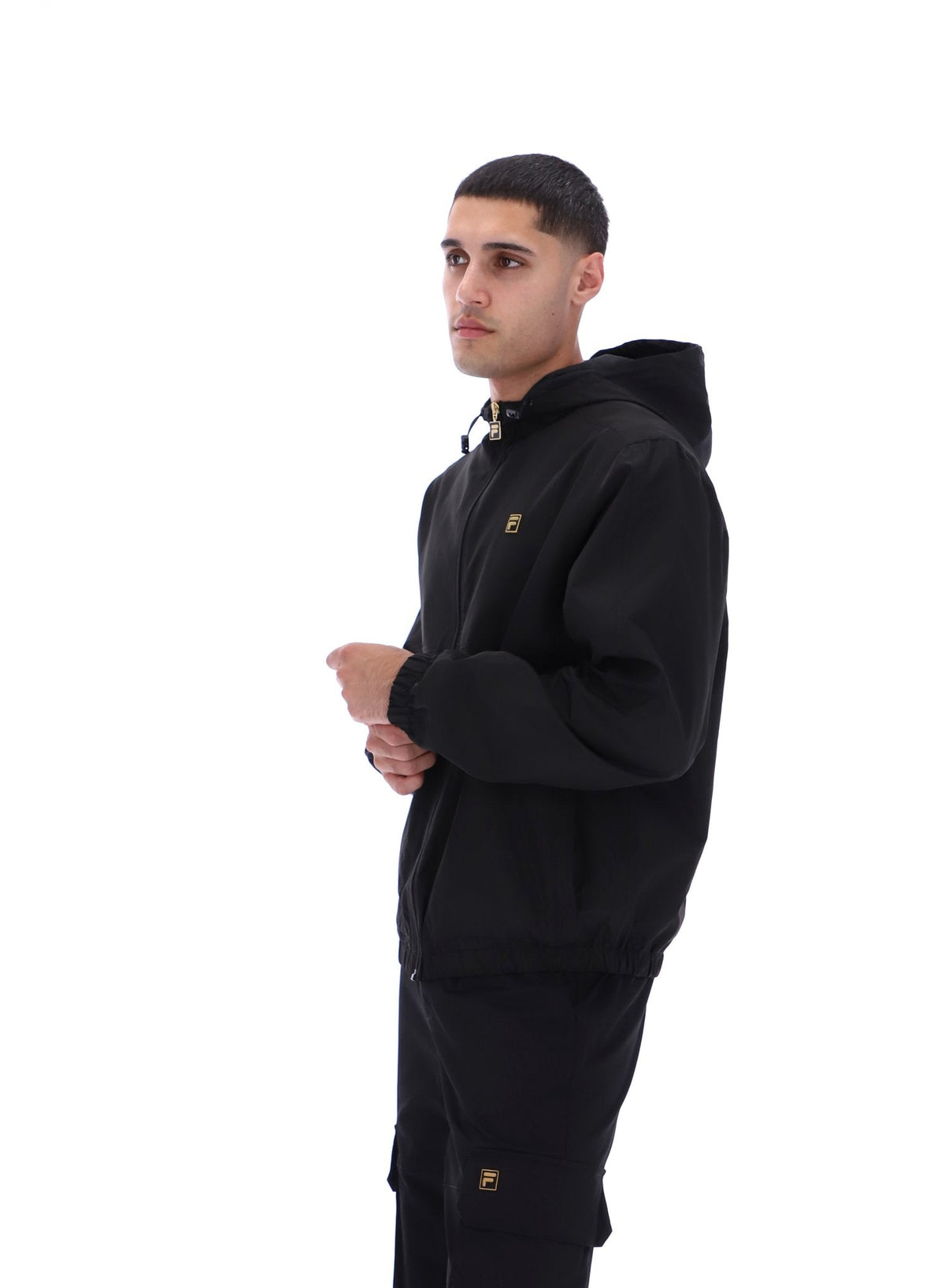 Black Ian Full Zip Jacket - Black
