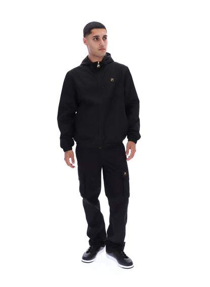 Black Ian Full Zip Jacket - Black