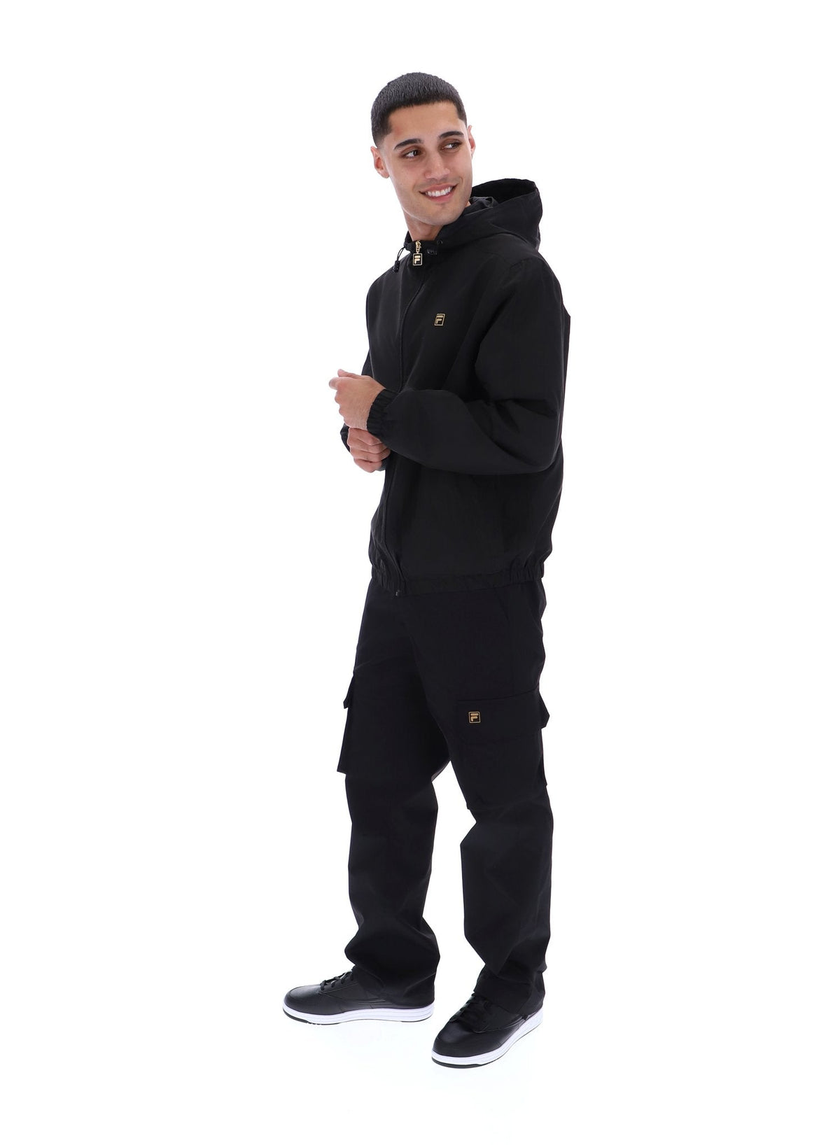 Black Ian Full Zip Jacket - Black