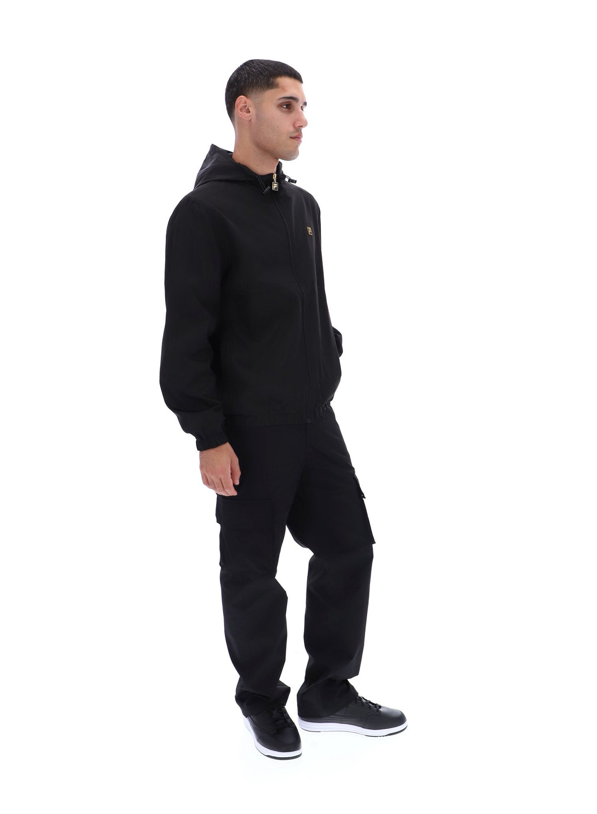 Black Ian Full Zip Jacket - Black