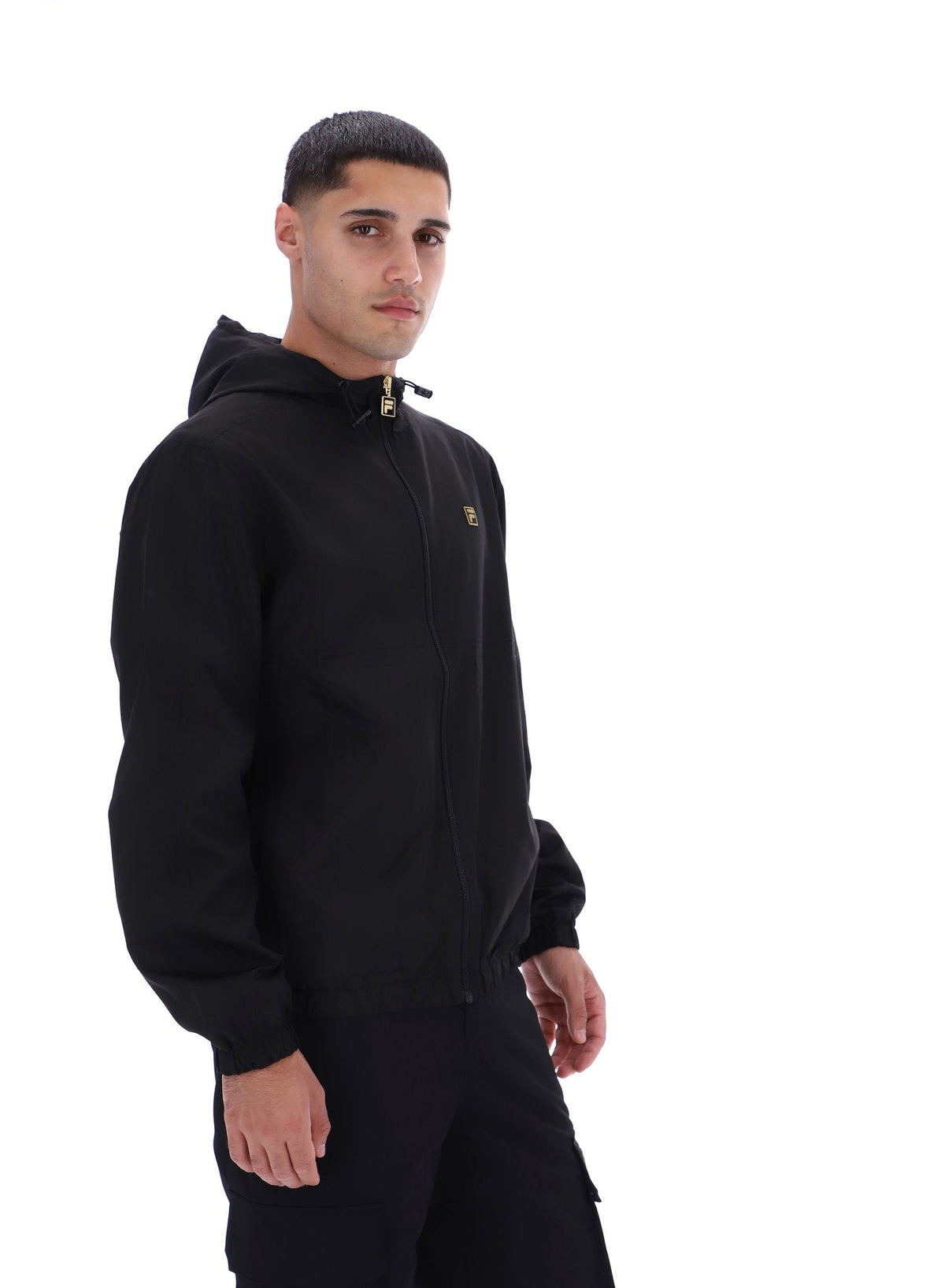 Black Ian Full Zip Jacket - Black