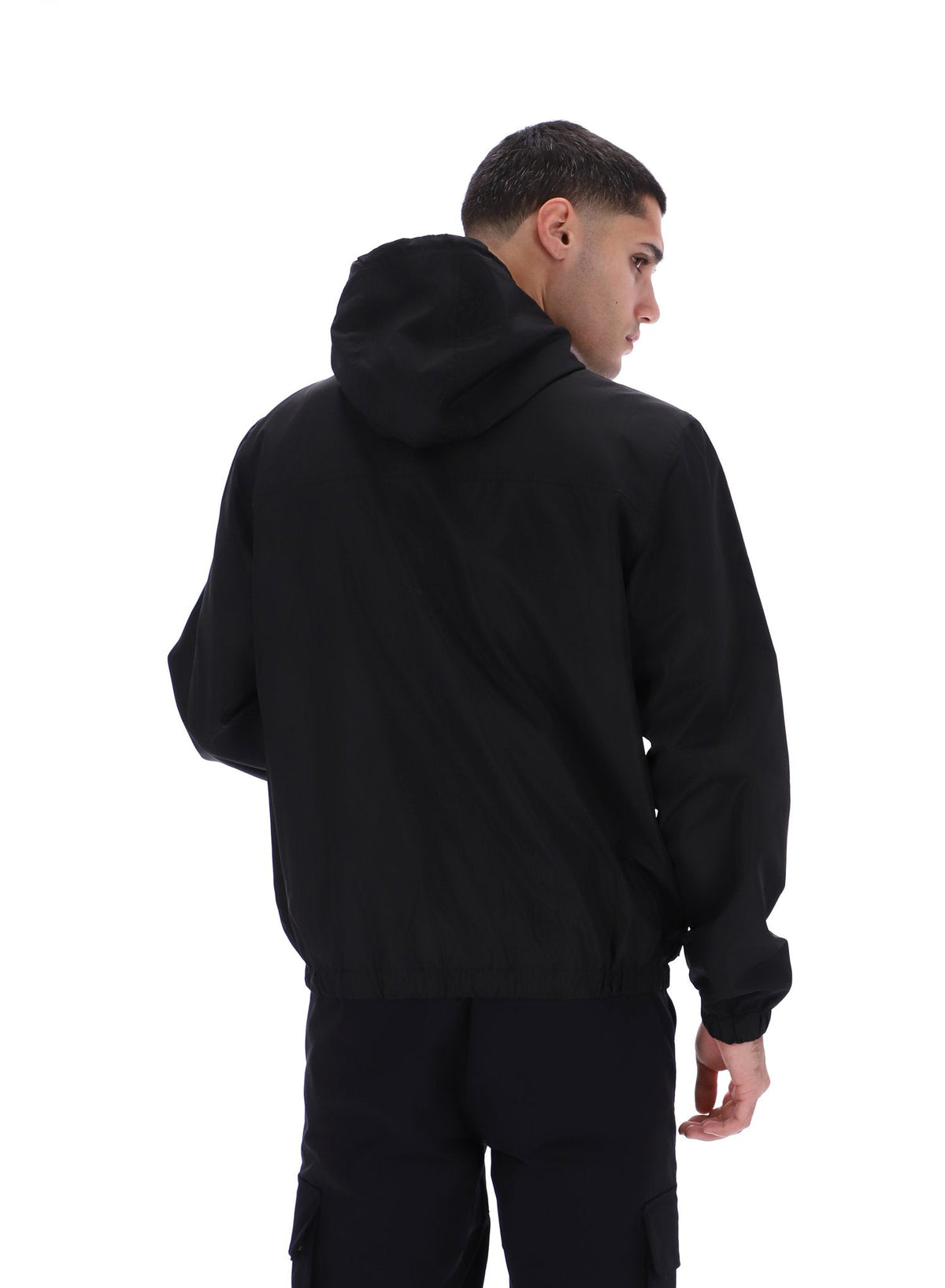 Black Ian Full Zip Jacket - Black