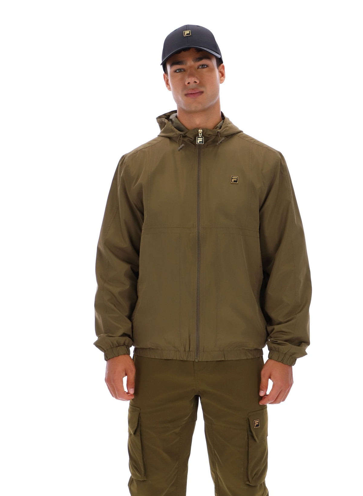 Dark Olive Ian Full Zip Jacket - Dark Olive