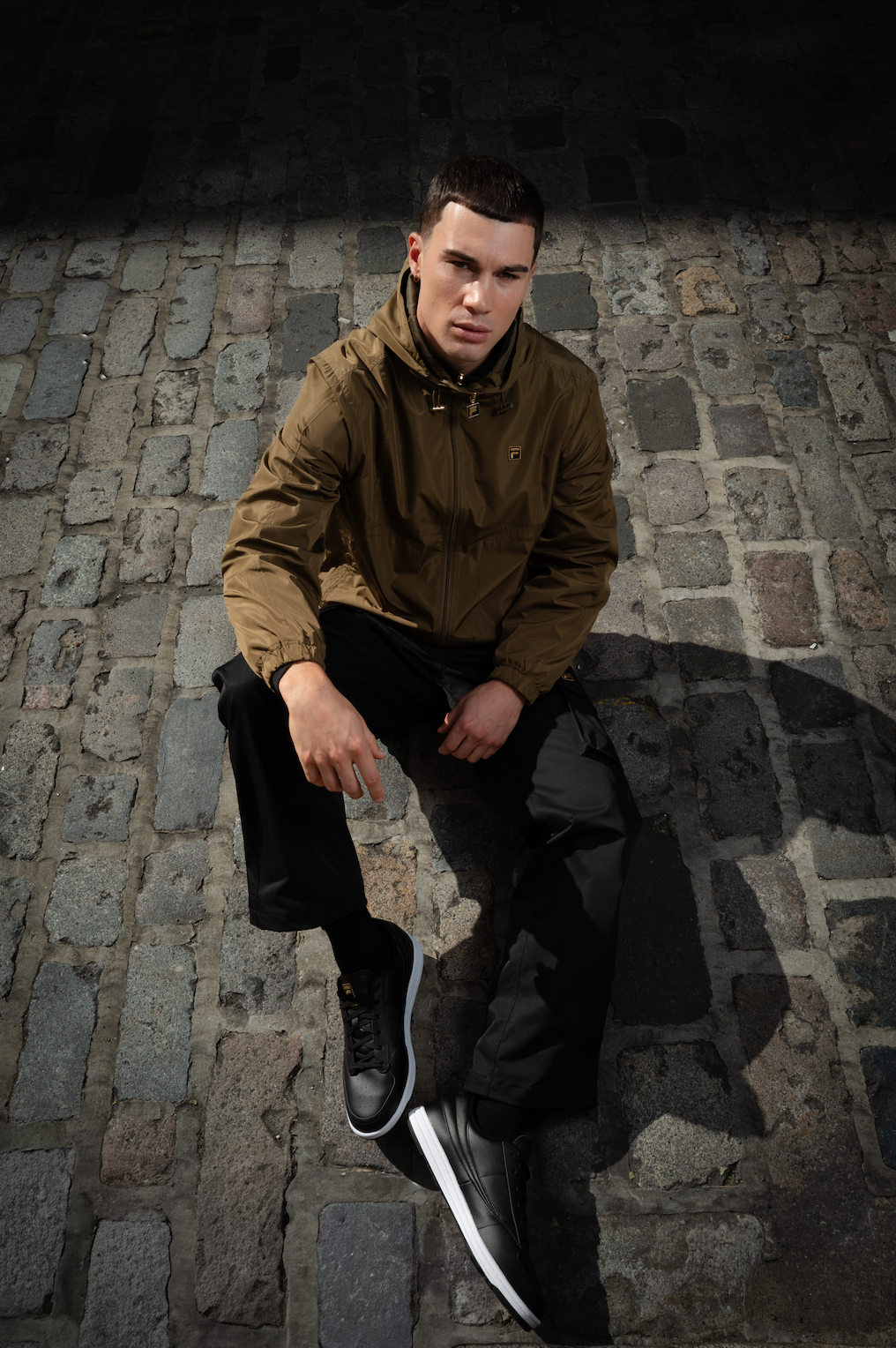Dark Olive Ian Full Zip Jacket - Dark Olive