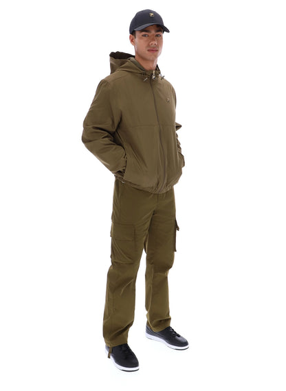 Dark Olive Ian Full Zip Jacket - Dark Olive