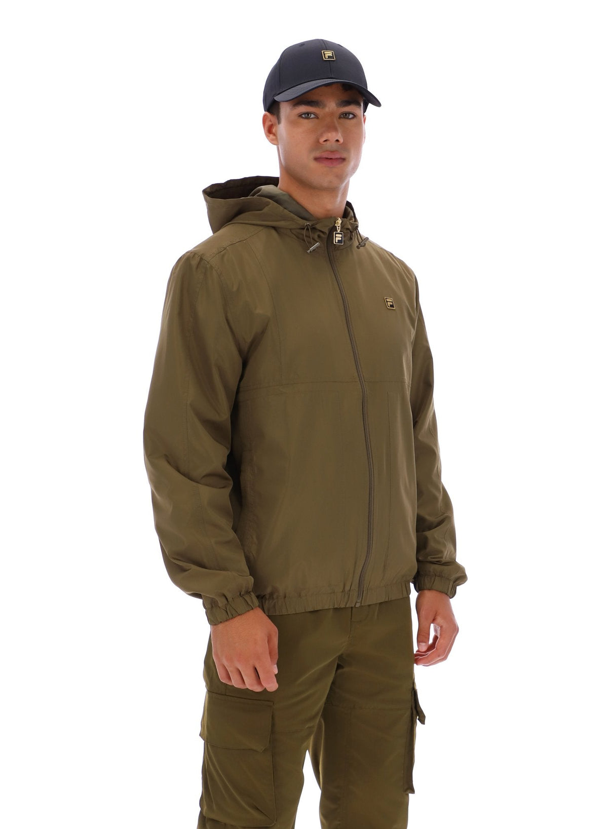 Dark Olive Ian Full Zip Jacket - Dark Olive