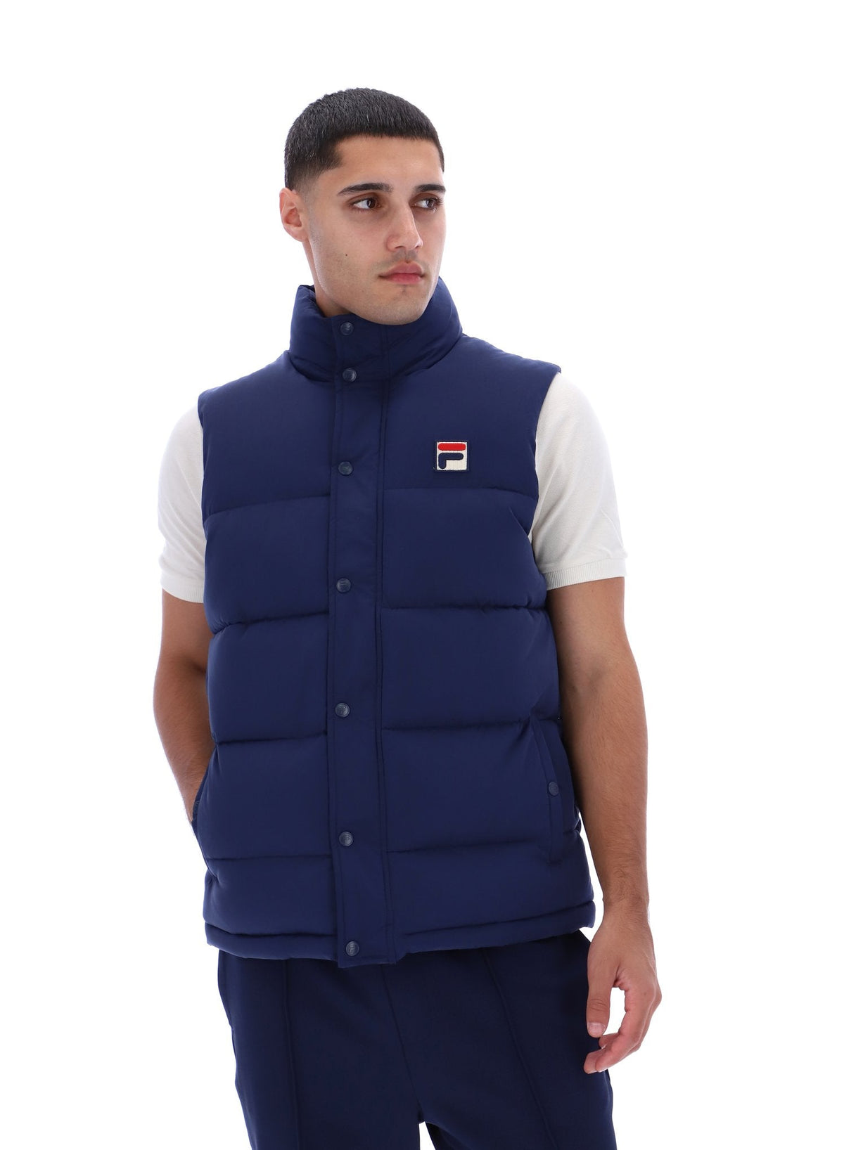 Fila Navy Blaze Padded Gilet - Fila Navy