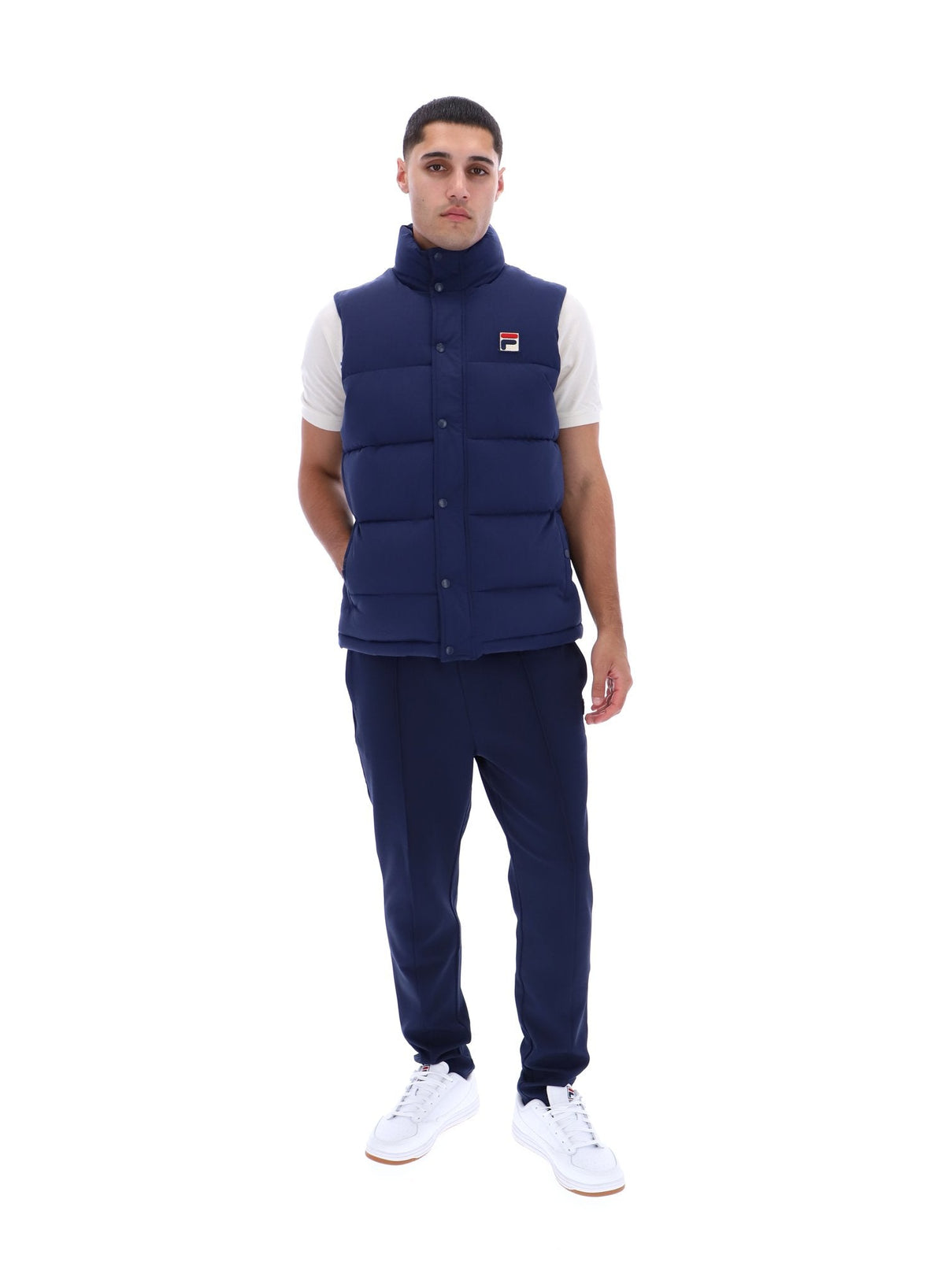 Fila Navy Blaze Padded Gilet - Fila Navy