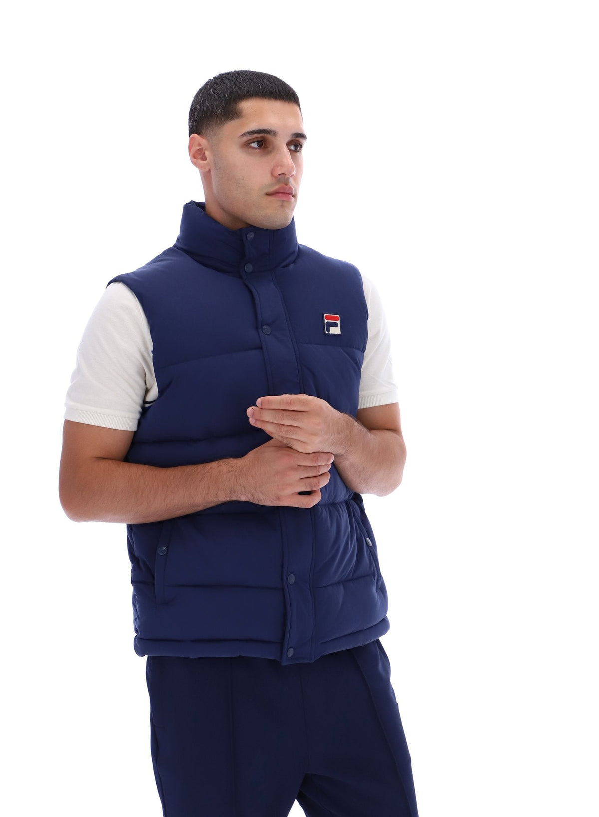 Fila Navy Blaze Padded Gilet - Fila Navy
