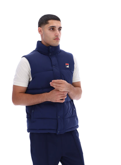Fila Navy Blaze Padded Gilet - Fila Navy