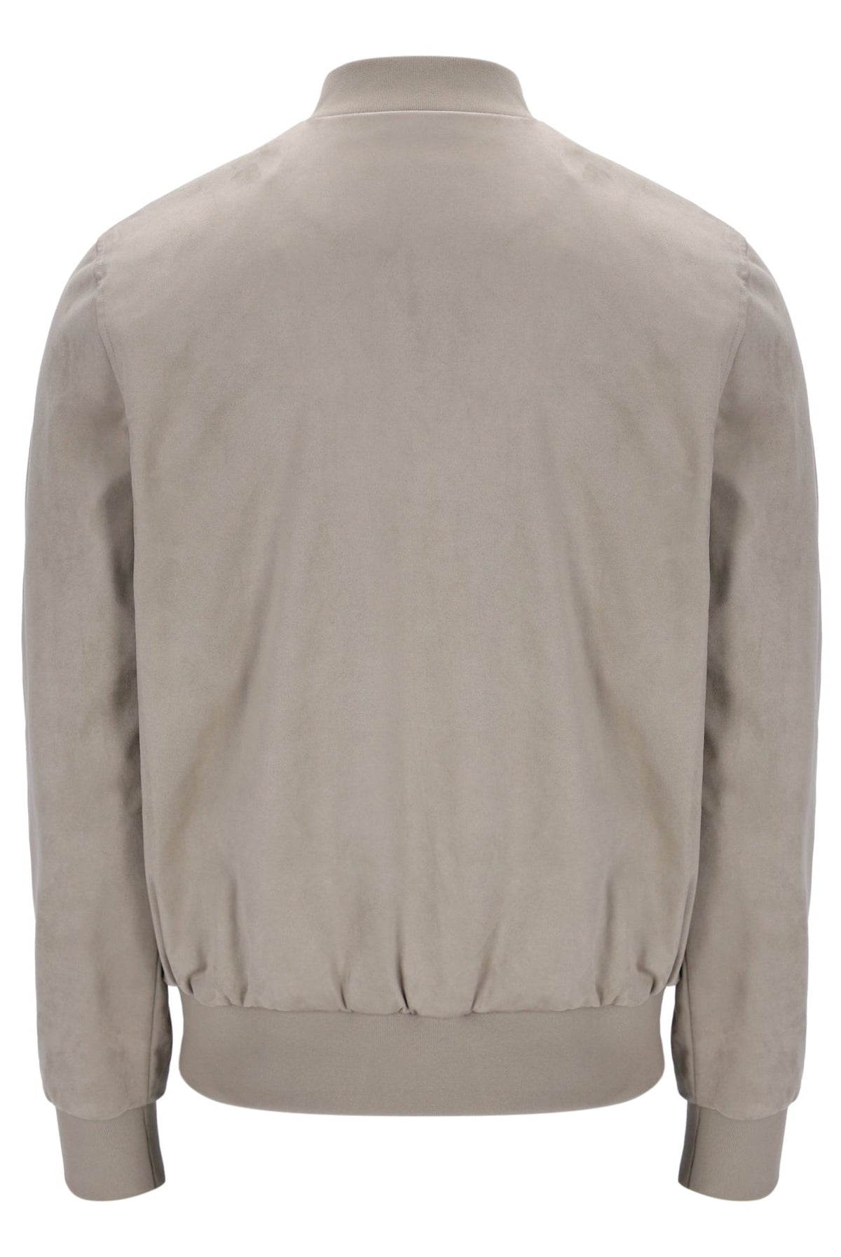 Vintage Khaki Dean Full Zip Faux Suede Jacket - Vintage Khaki