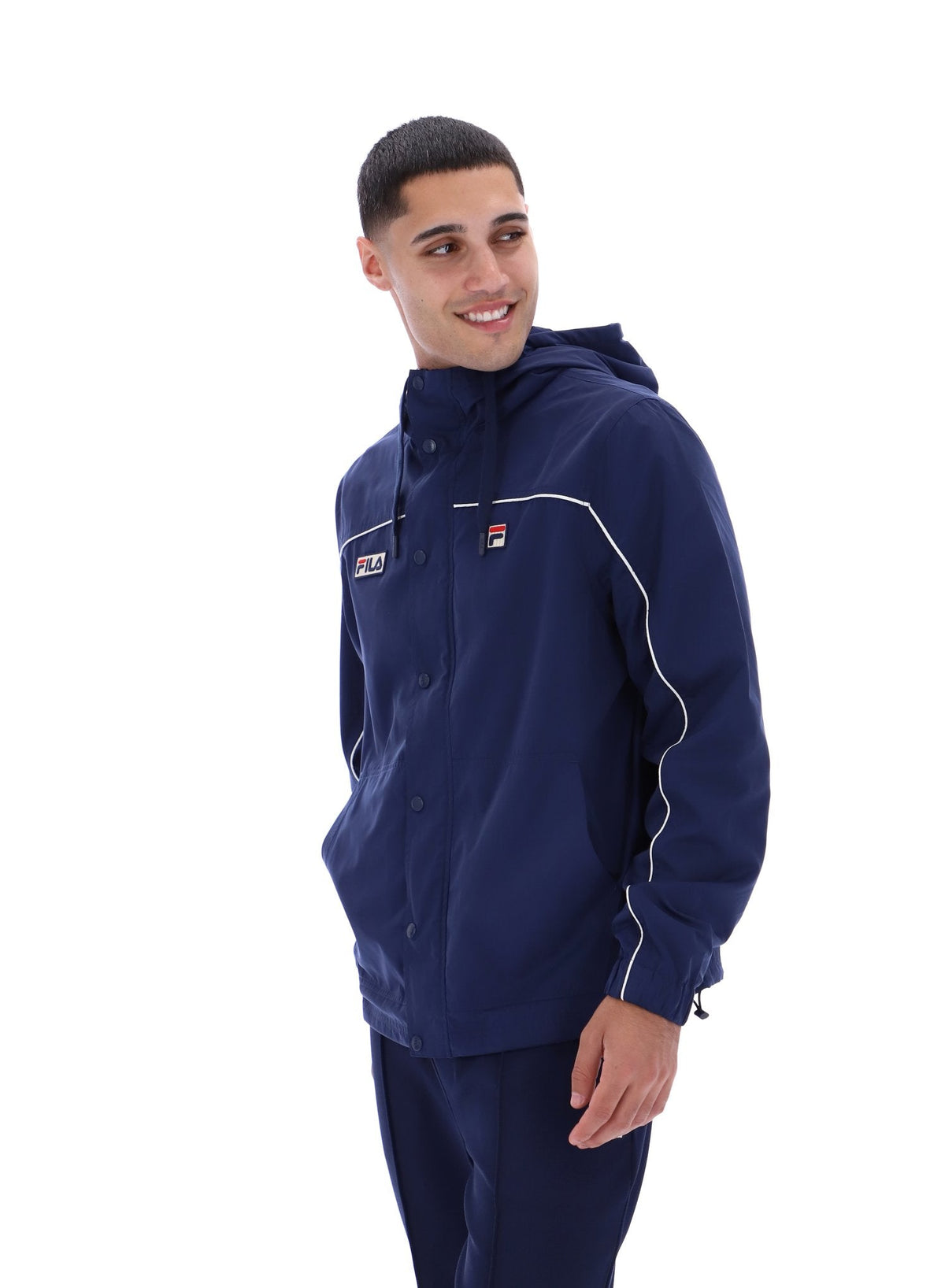 Fila Navy Gino Light Weight Jacket - Fila Navy