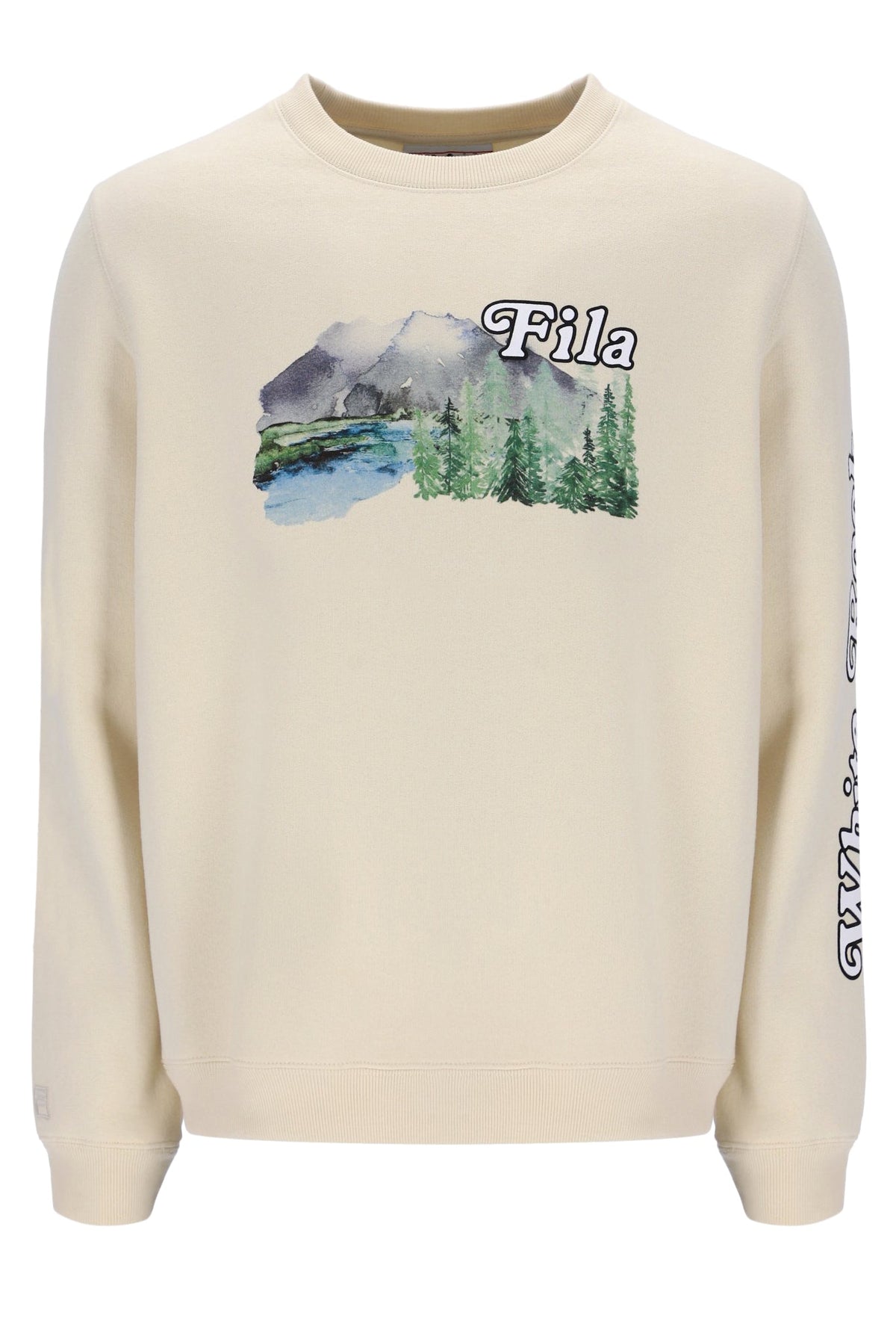 White Len Graphic Crew Sweatshirt - Whitecap Gap
