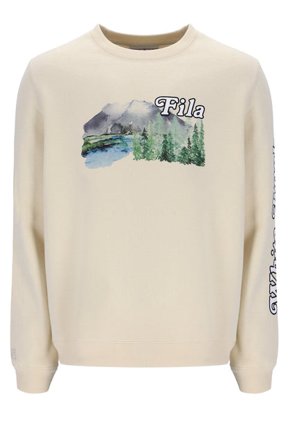 White Len Graphic Crew Sweatshirt - Whitecap Gap