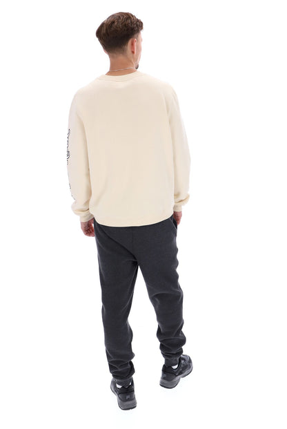 White Len Graphic Crew Sweatshirt - Whitecap Gap