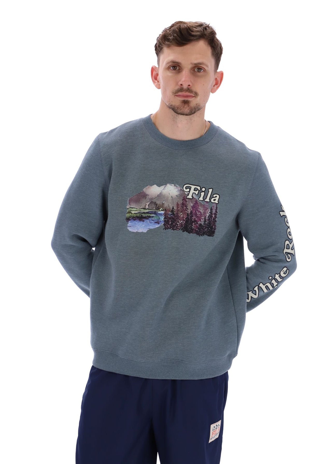Stormy Weather Len Graphic Crew Sweatshirt - Stormy Weather