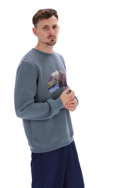 Stormy Weather Len Graphic Crew Sweatshirt - Stormy Weather