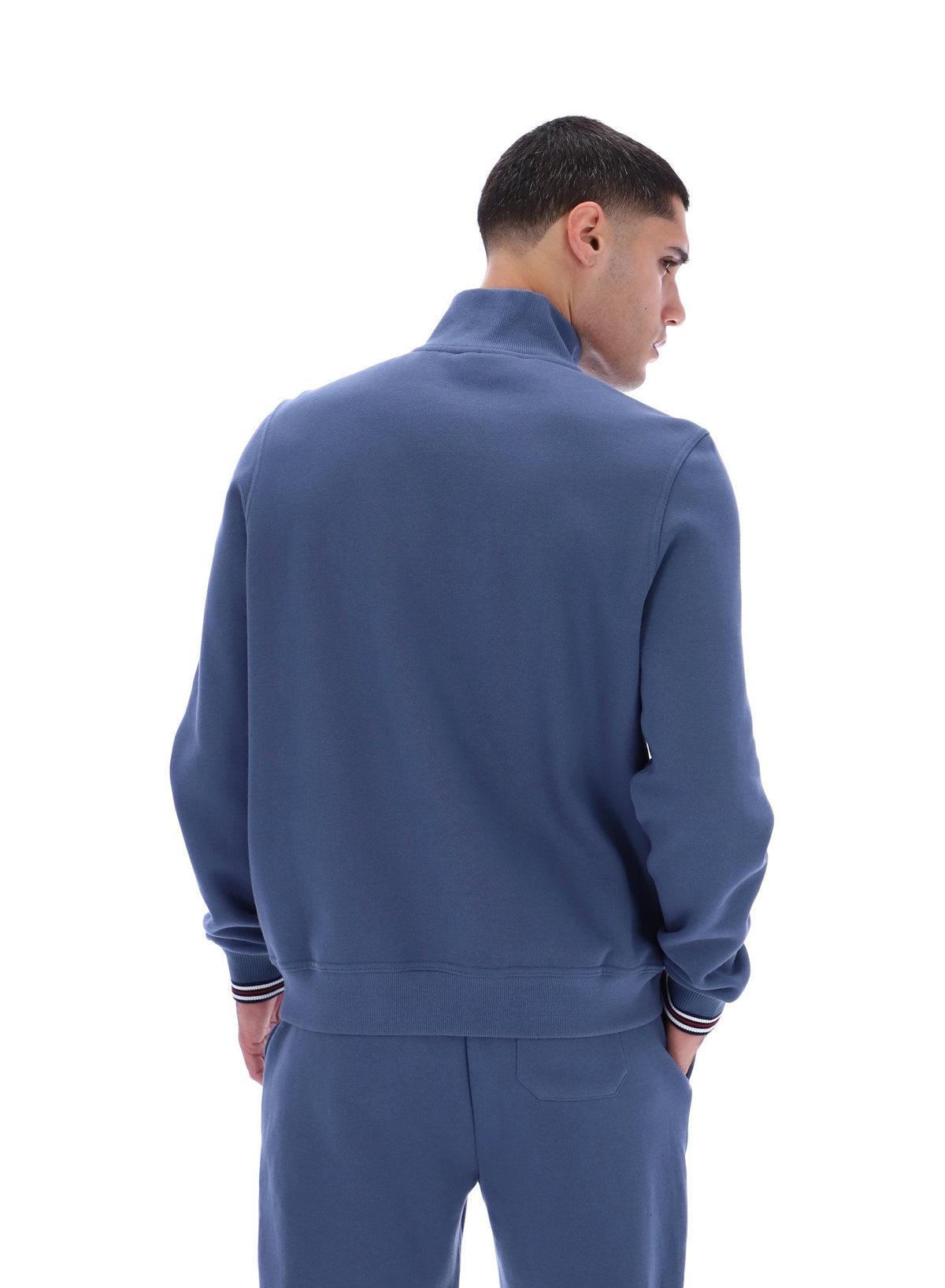 Vintage Indigo Ramy F-Box 1/4 Zip Up Jumper - Vintage Indigo