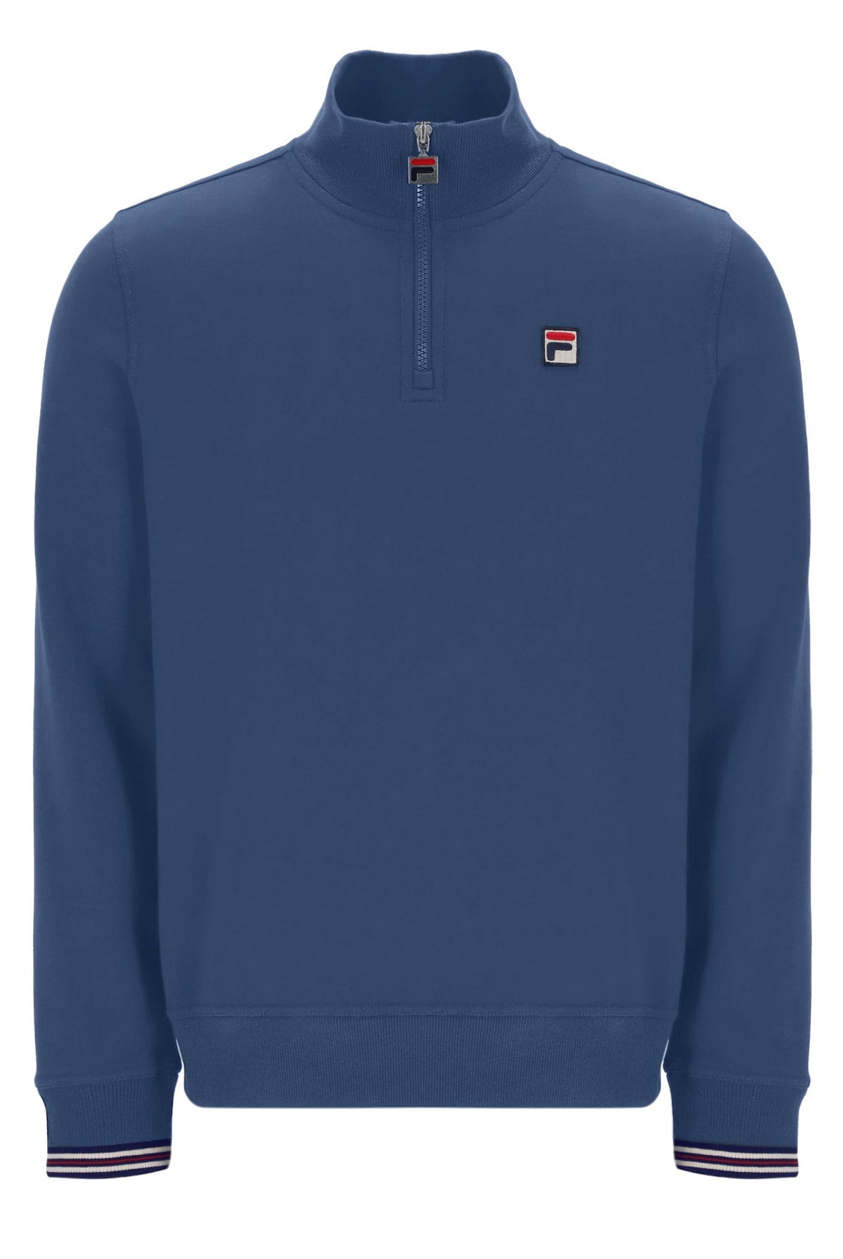 Vintage Indigo Ramy F-Box 1/4 Zip Up Jumper - Vintage Indigo