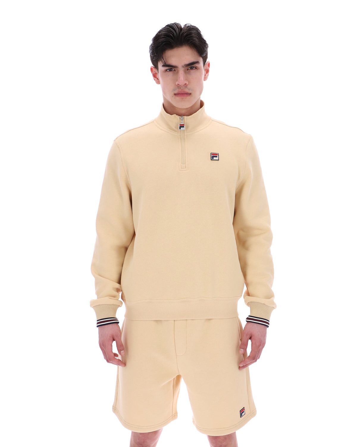 Classic Beige Ramy F-Box 1/4 Zip Up - Classic Beige