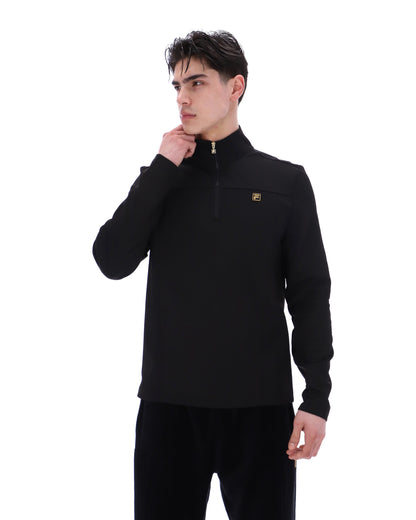 Black Hogan 1/4 Zip Up - Black