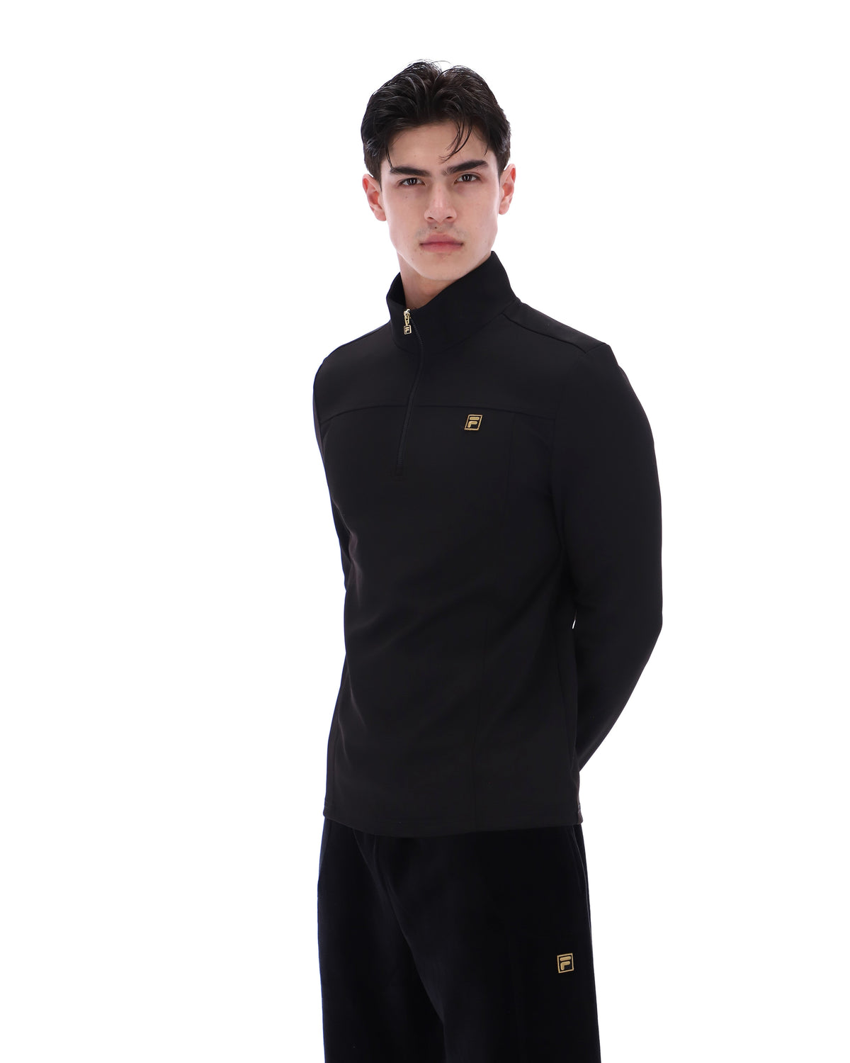 Black Hogan 1/4 Zip Up - Black