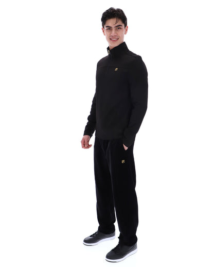 Black Hogan 1/4 Zip Up - Black