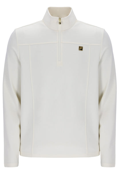 Coconut Milk Hogan 1/4 Zip Up - White