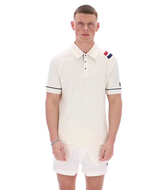 Gardenia Massimo Terry Polo - Neutral Off White