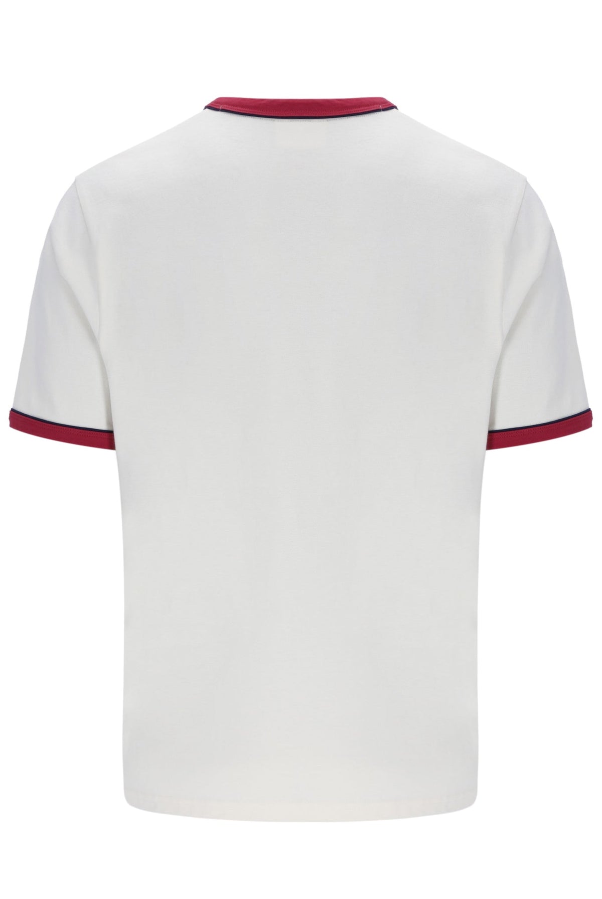 Gardenia Rosario Tee with Terry Stripes - White