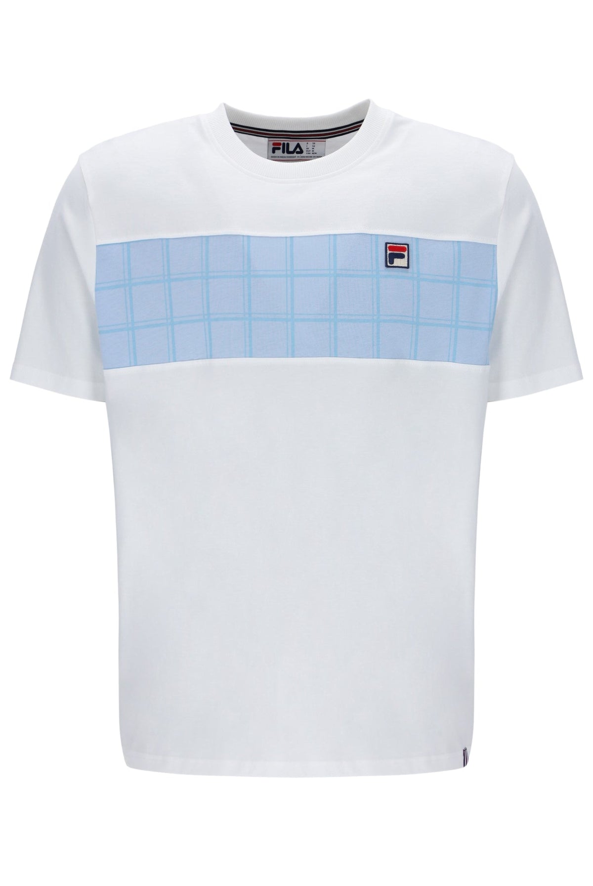 White Mano Cut and Sew Panel Tee - White