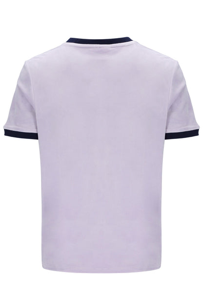 Misty Lilac Basilio Velour Tee - Pale Purple