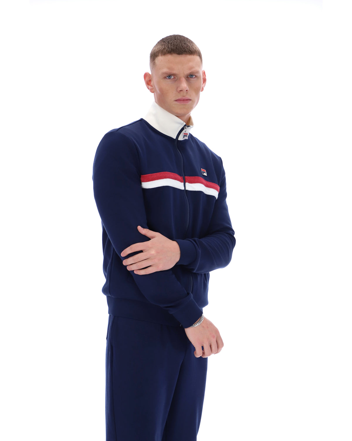 Fila Navy Enrico Track Top - Navy