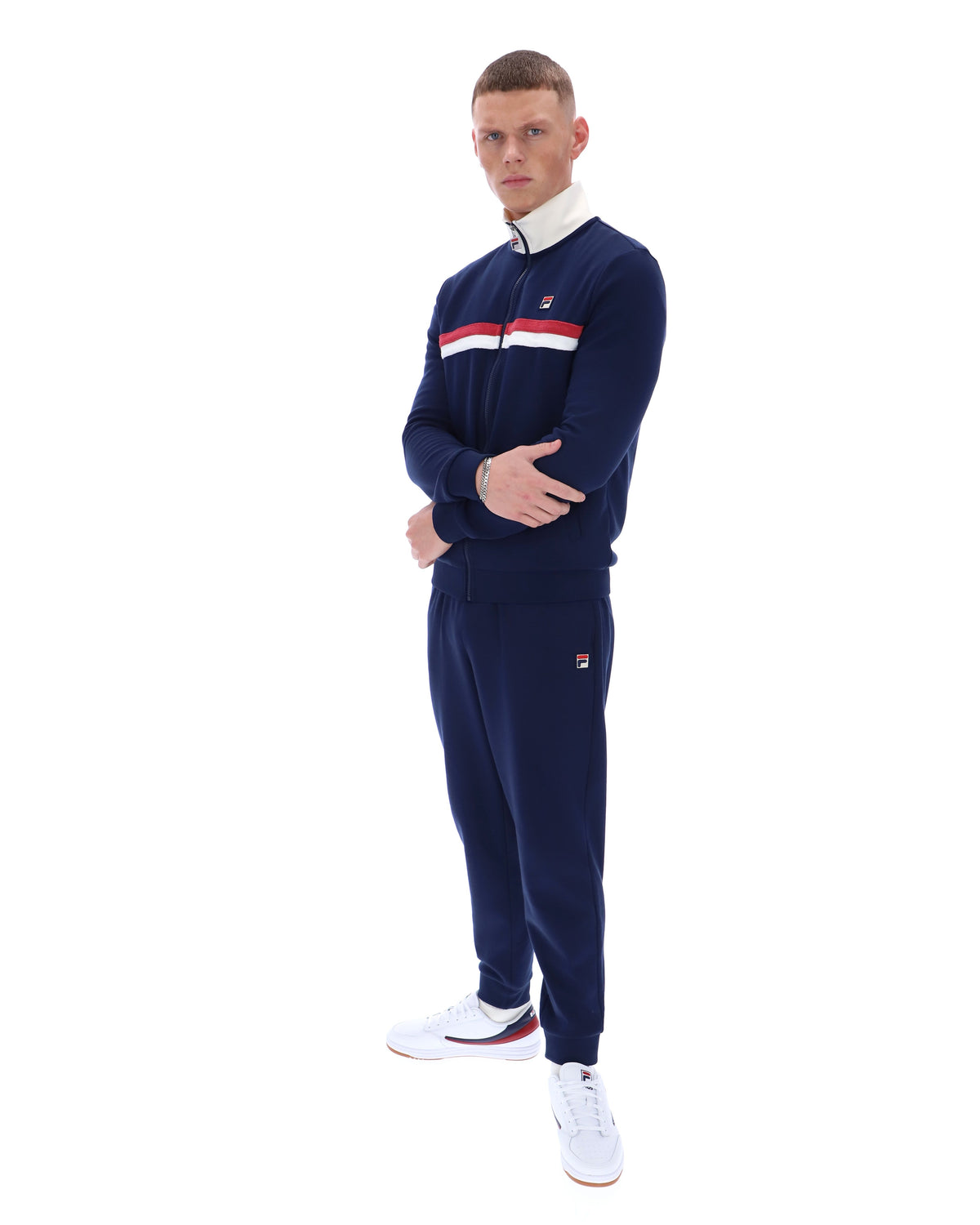 Fila Navy Enrico Track Top - Navy