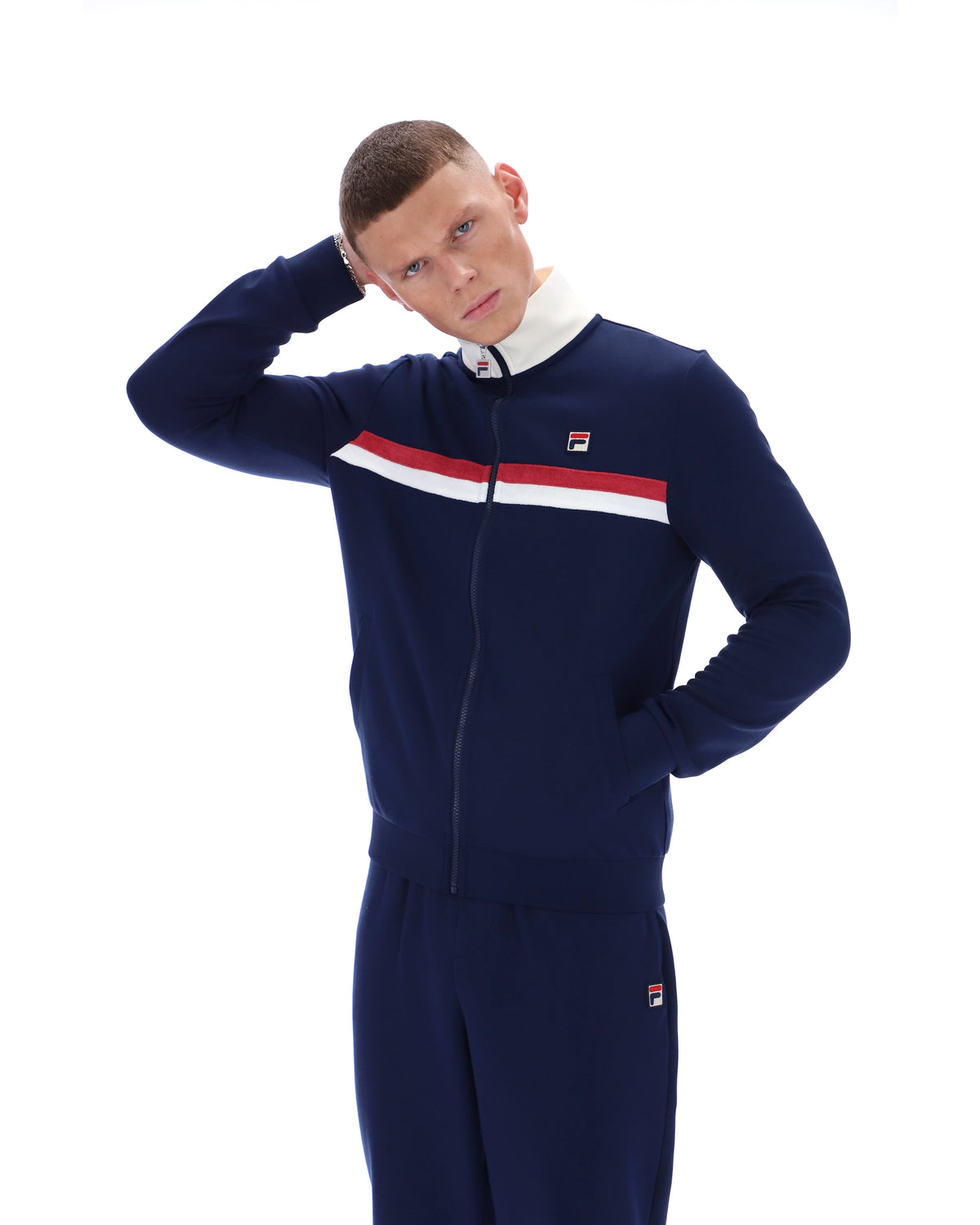 Fila Navy Enrico Track Top - Navy